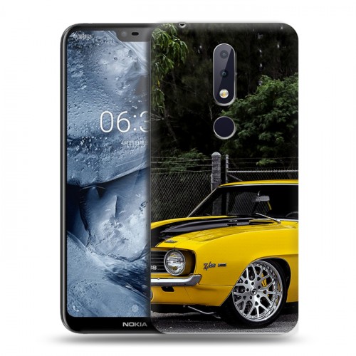 Дизайнерский пластиковый чехол для Nokia 6.1 Plus Chevrolet