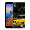 Дизайнерский силиконовый чехол для Xiaomi RedMi 7A Chevrolet