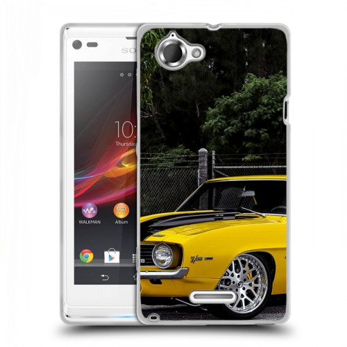 Дизайнерский пластиковый чехол для Sony Xperia L Chevrolet