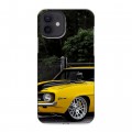 Дизайнерский силиконовый чехол для Iphone 12 Chevrolet