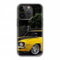 Дизайнерский силиконовый чехол для Iphone 14 Pro Chevrolet