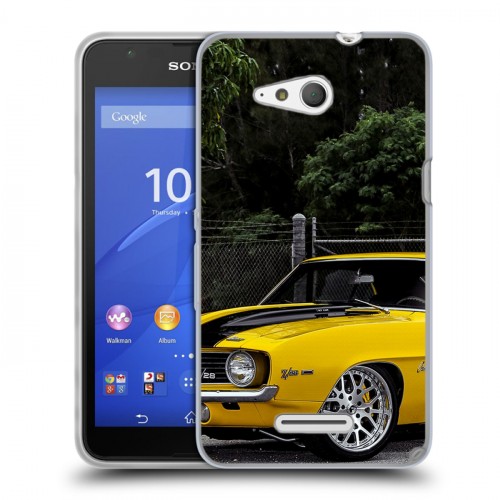 Дизайнерский пластиковый чехол для Sony Xperia E4g Chevrolet