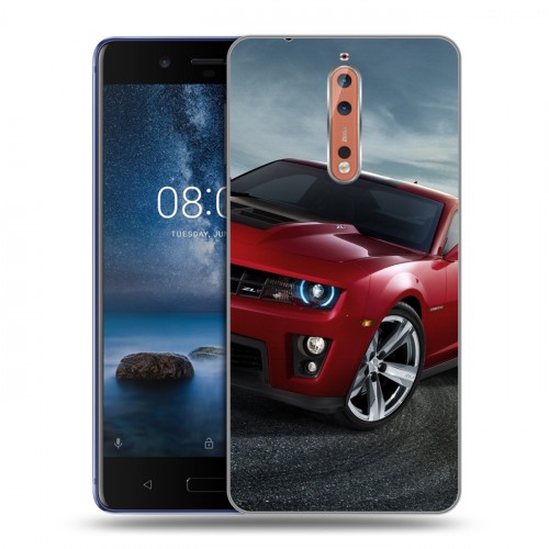 Дизайнерский пластиковый чехол для Nokia 8 Chevrolet