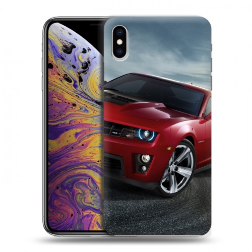 Дизайнерский силиконовый чехол для Iphone Xs Max Chevrolet