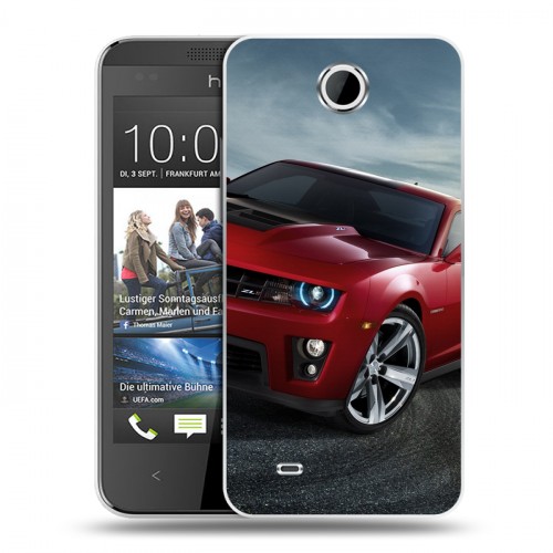 Дизайнерский пластиковый чехол для HTC Desire 300 Chevrolet