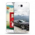 Дизайнерский пластиковый чехол для LG L80 Chevrolet