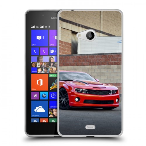 Дизайнерский пластиковый чехол для Microsoft Lumia 540 Chevrolet