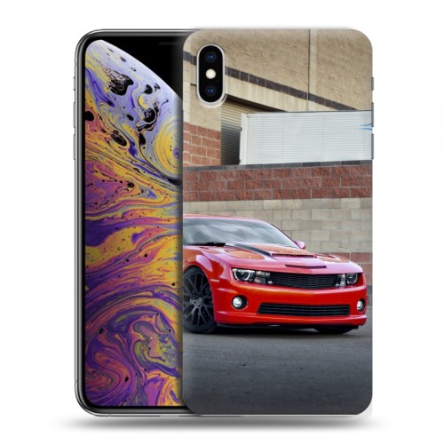 Дизайнерский силиконовый чехол для Iphone Xs Max Chevrolet