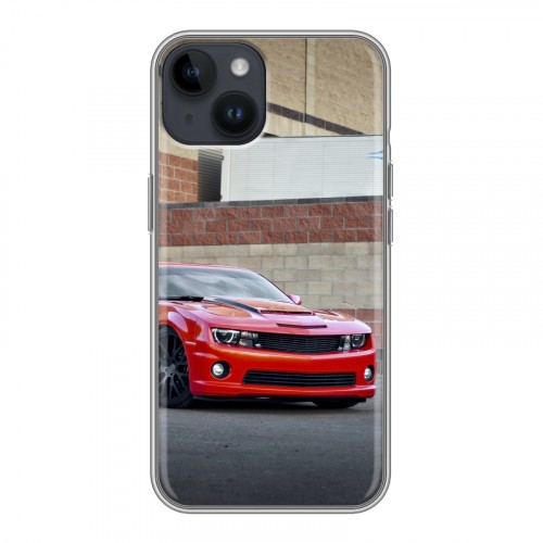 Дизайнерский пластиковый чехол для Iphone 14 Chevrolet