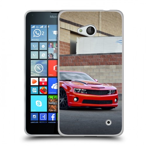 Дизайнерский пластиковый чехол для Microsoft Lumia 640 Chevrolet