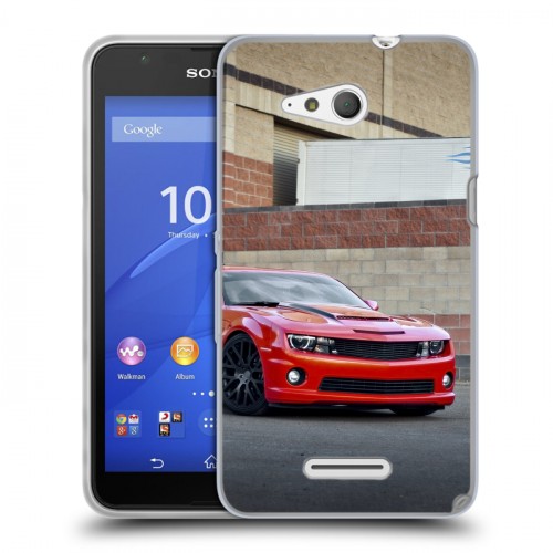 Дизайнерский пластиковый чехол для Sony Xperia E4g Chevrolet