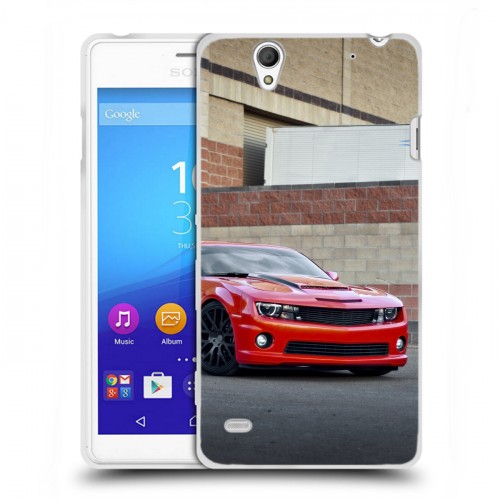 Дизайнерский пластиковый чехол для Sony Xperia C4 Chevrolet