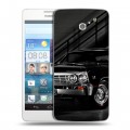 Дизайнерский пластиковый чехол для Huawei Ascend D2 Chevrolet