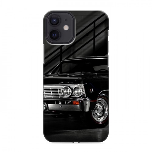 Дизайнерский силиконовый с усиленными углами чехол для Iphone 12 Mini Chevrolet Дизайнерский силиконовый с усиленными углами чехол для Iphone 12 Mini Chevrolet