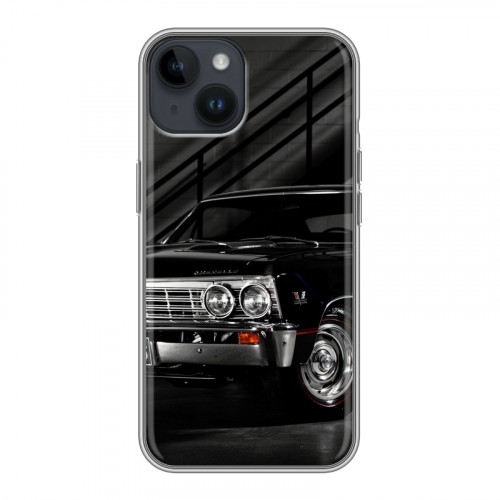 Дизайнерский пластиковый чехол для Iphone 14 Chevrolet