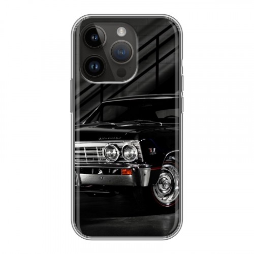 Дизайнерский силиконовый чехол для Iphone 14 Pro Chevrolet