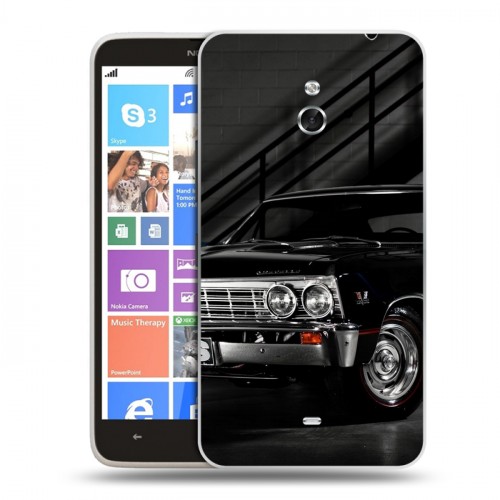 Дизайнерский пластиковый чехол для Nokia Lumia 1320 Chevrolet