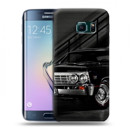 Дизайнерский силиконовый чехол для Samsung Galaxy S6 Edge Chevrolet