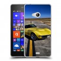 Дизайнерский пластиковый чехол для Microsoft Lumia 540 Chevrolet