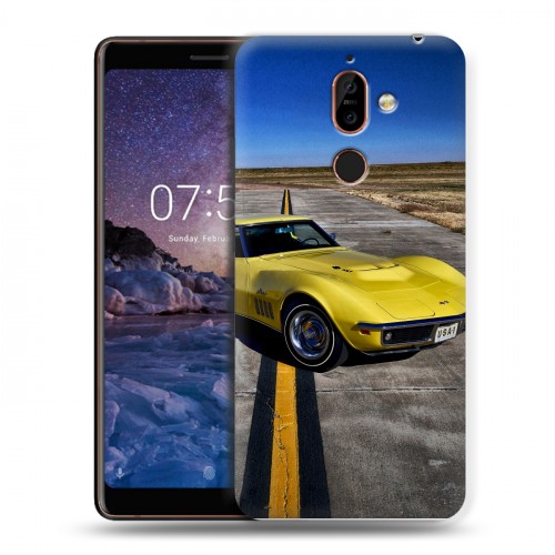 Дизайнерский пластиковый чехол для Nokia 7 Plus Chevrolet