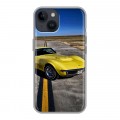 Дизайнерский пластиковый чехол для Iphone 14 Chevrolet