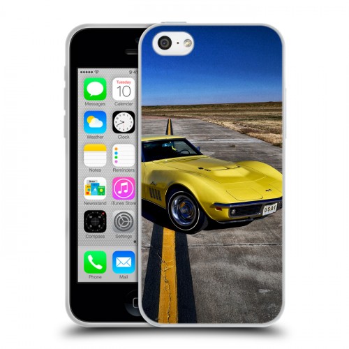 Дизайнерский пластиковый чехол для Iphone 5c Chevrolet