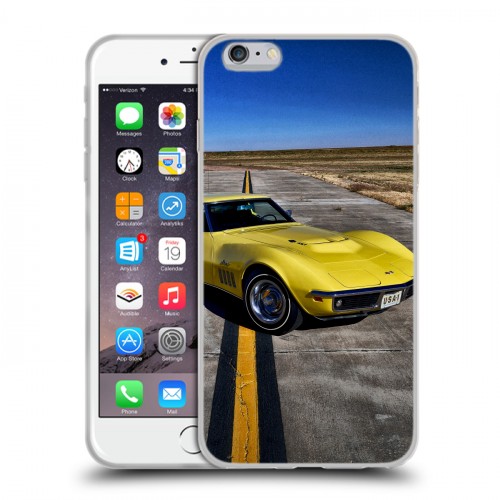 Дизайнерский силиконовый чехол для Iphone 6 Plus/6s Plus Chevrolet