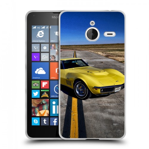 Дизайнерский пластиковый чехол для Microsoft Lumia 640 XL Chevrolet