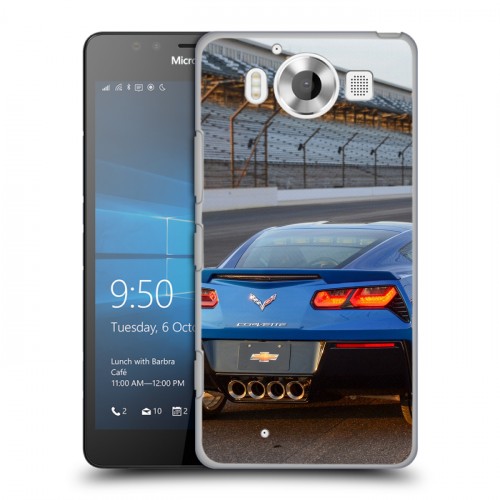 Дизайнерский пластиковый чехол для Microsoft Lumia 950 Chevrolet