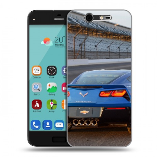 Дизайнерский силиконовый чехол для ZTE Blade S7 Chevrolet