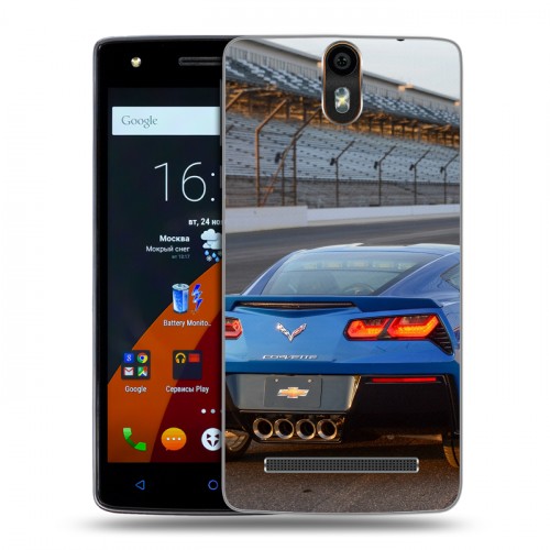 Дизайнерский силиконовый чехол для Wileyfox Storm Chevrolet