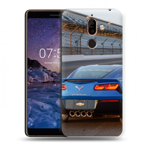 Дизайнерский пластиковый чехол для Nokia 7 Plus Chevrolet