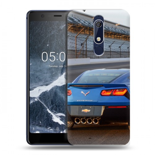 Дизайнерский пластиковый чехол для Nokia 5.1 Chevrolet