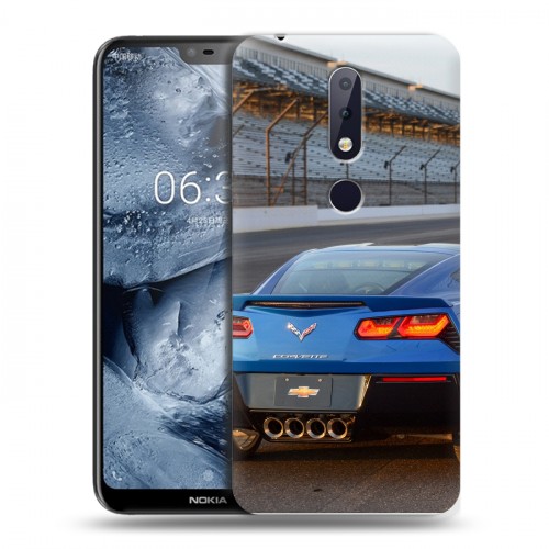 Дизайнерский пластиковый чехол для Nokia 6.1 Plus Chevrolet