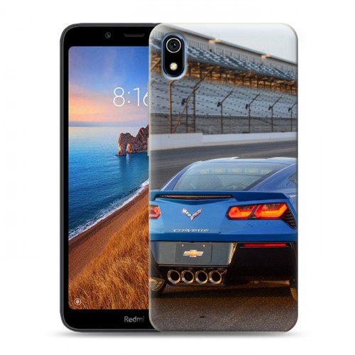 Дизайнерский силиконовый чехол для Xiaomi RedMi 7A Chevrolet