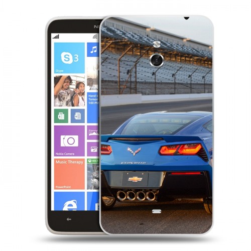 Дизайнерский пластиковый чехол для Nokia Lumia 1320 Chevrolet