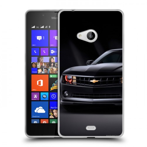 Дизайнерский пластиковый чехол для Microsoft Lumia 540 Chevrolet