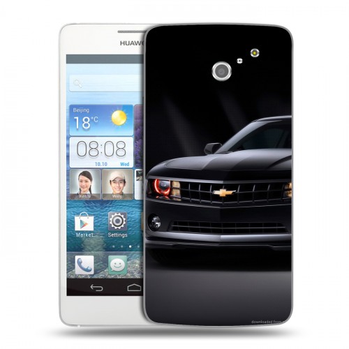 Дизайнерский пластиковый чехол для Huawei Ascend D2 Chevrolet