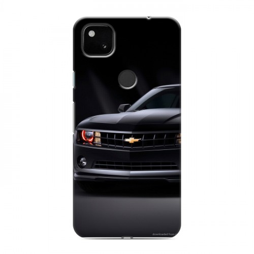 Дизайнерский пластиковый чехол для Google Pixel 4a Chevrolet