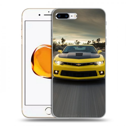 Дизайнерский пластиковый чехол для Iphone 7 Plus / 8 Plus Chevrolet