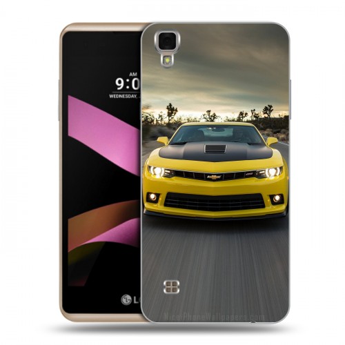 Дизайнерский пластиковый чехол для LG X Style Chevrolet