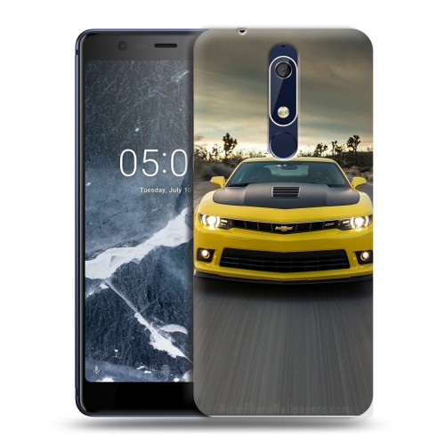 Дизайнерский пластиковый чехол для Nokia 5.1 Chevrolet