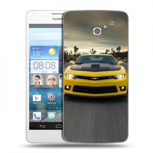 Дизайнерский пластиковый чехол для Huawei Ascend D2 Chevrolet