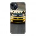 Дизайнерский пластиковый чехол для Iphone 14 Chevrolet