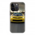 Дизайнерский силиконовый чехол для Iphone 14 Pro Chevrolet