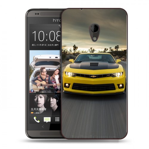 Дизайнерский пластиковый чехол для HTC Desire 700 Chevrolet