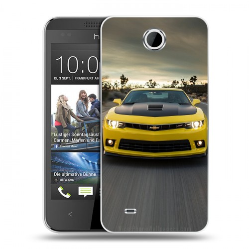 Дизайнерский пластиковый чехол для HTC Desire 300 Chevrolet