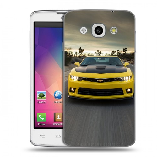 Дизайнерский пластиковый чехол для LG L60 Chevrolet