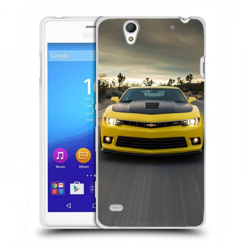 Дизайнерский пластиковый чехол для Sony Xperia C4 Chevrolet