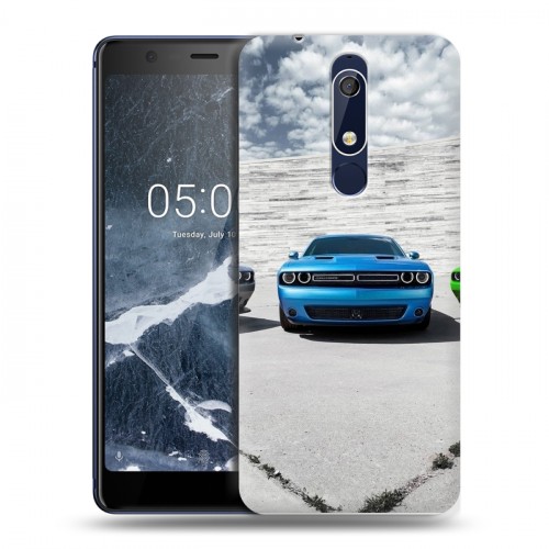 Дизайнерский пластиковый чехол для Nokia 5.1 Dodge